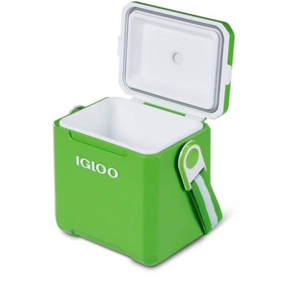 Igloo Tag Along Too Cooler 11 Qt 10L 14 Cans Green Shoulder Strap- NEW - Picture 3 of 6